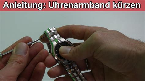 Uhrenarmband kürzen / verlängern – Uhr Gliederarmband 